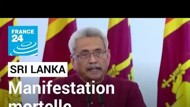 Un homme tué lors de manifestations au Sri Lanka, plongé dans la crise • FRANCE 24