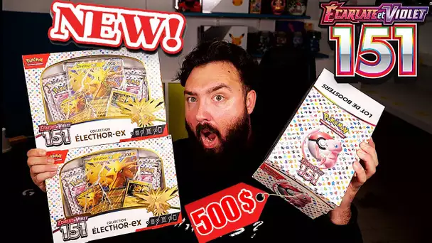 OUVERTURE D'UN DISPLAY POKEMON 151 FR + NOUVEAU COFFRET 151 ELECTHOR EX !