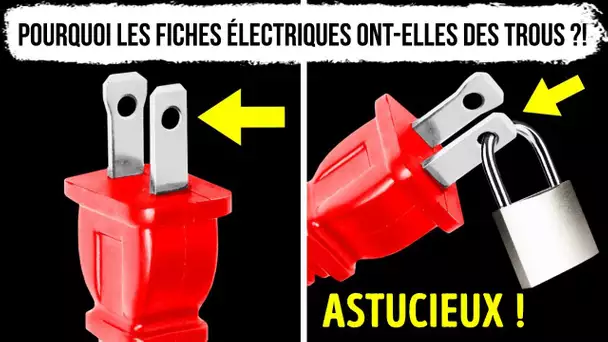 Voici à quoi servent les trous dans les fiches électriques