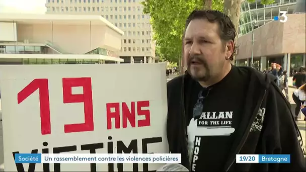 Rennes : un rassemblement contre les violences policières et le racisme