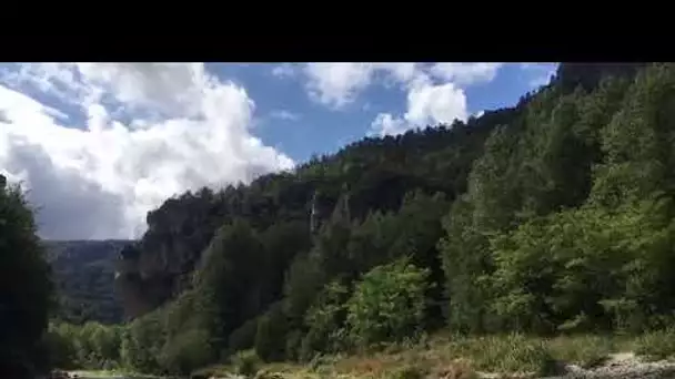 Paysage impressionnant dans les gorges du Tarn