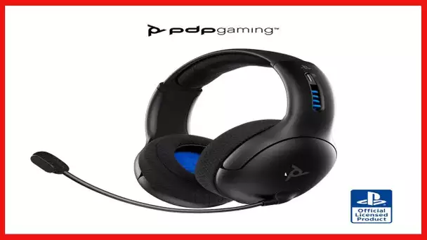 PDP Gaming LVL50 Wireless Stereo Headset With Noise Cancelling Microphone: Black - PS5/PS4