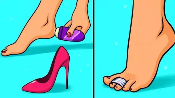 22 ASTUCES MALIGNES POUR TES PIEDS ET TES CHAUSSURES