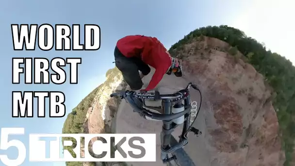 WORLD FIRST MTB : Adolf Silva envoie un CALI ROLL sur un gros JUMP !