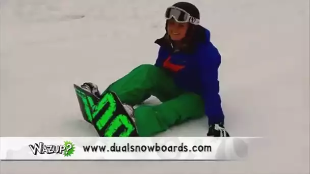Dual Snowboard, késako ? - Wazup, une émission Gulli !