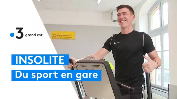 Faire du sport en gare, c'est possible à Rémilly grâce à Train'Form