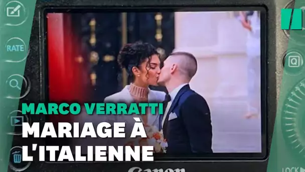 Le mariage du footballeur Marco Verratti et du top Jessica Aïdi