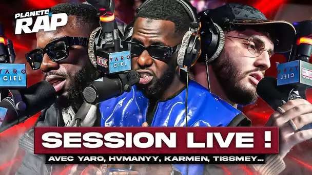 SESSION FREESTYLE avec Yaro, Hvmanyy, Tissmey, Karmen, Kossdar, Tiito & Kdr ! #PlanèteRap