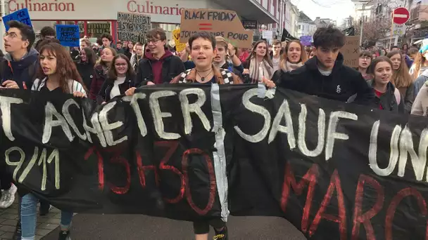 Saint-Nazaire : manifestation contre le climat