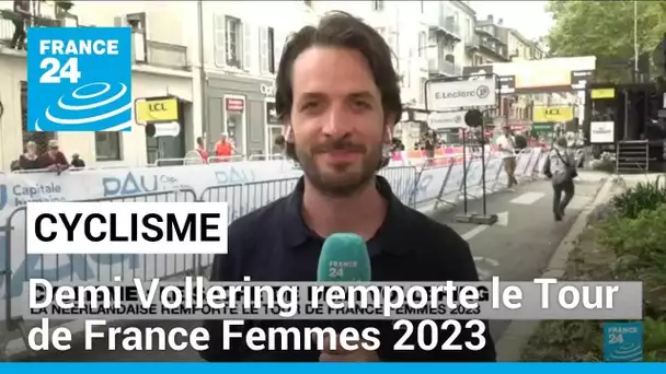 Cyclisme : Demi Vollering remporte le Tour de France Femmes 2023 • FRANCE 24