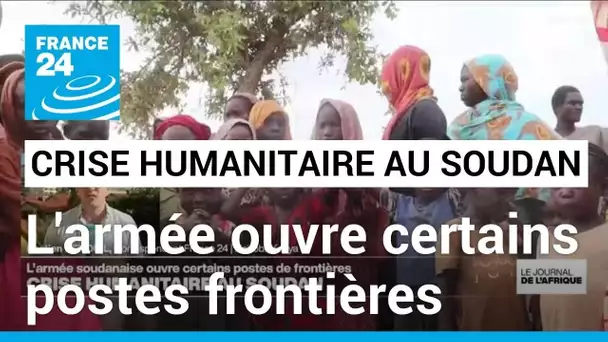 Crise humanitaire au Soudan : l'armée soudanaise ouvre certains postes frontières • FRANCE 24