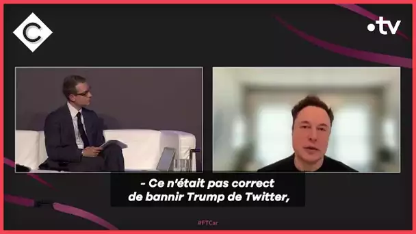 Trump, de retour sur Twitter grâce à Elon Musk ? - Le 5/5 - C à Vous - 28/10/2022