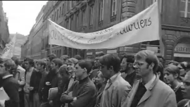 Manifestation et contre manifestation des étudiants de Besançon