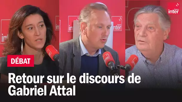 Patrice Duhamel, Nathalie Schuck et Vincent Martigny : retour sur le discours de Gabriel Attal