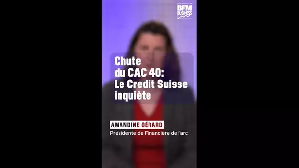 Le plongeon en bourse de Credit Suisse provoque un vent de panique sur les banques