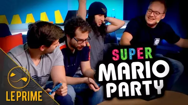 Soirée Super Mario Party en double Switch avec la fine équipe !