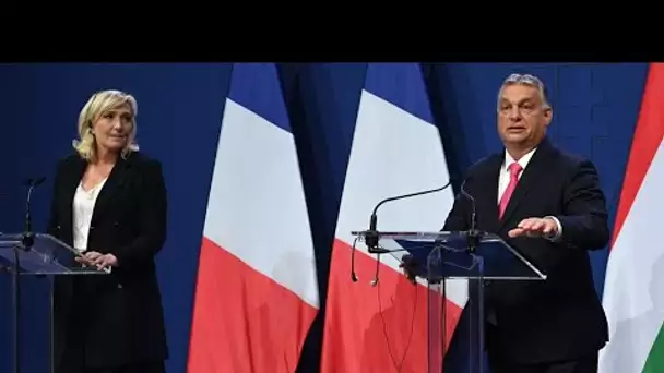 Présidentielle : rencontre chaleureuse entre Marine Le Pen et Viktor Orban
