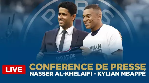 🔴 LIVE  🔴🔵 PSG : Vivez la conférence de presse de Nasser al-Khelaïfi et de Kylian Mbappé !