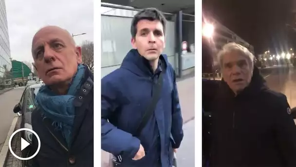 Un Gilet Jaune interpelle les journalistes à la sortie des plateaux télé