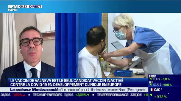 Franck Grimaud (Valneva) : Le vaccin Valneva est conditionnellement autorisé au Royaume-Uni