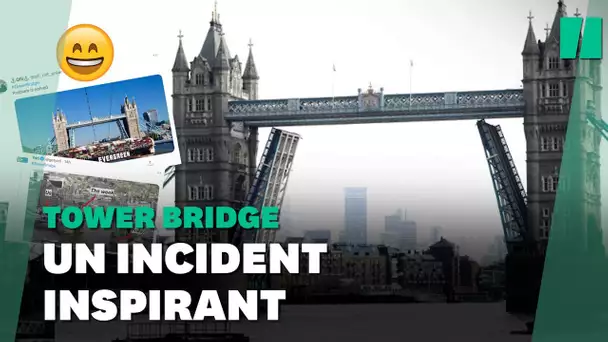 Le Tower Bridge de Londres est resté coincé en position ouverte (et ça vaut le détournement)