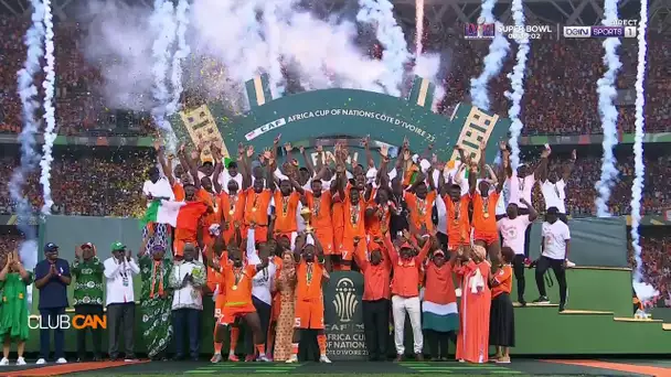 La Côte d'Ivoire soulève son trophée de la CAN 2023 dans une ambiance folle !