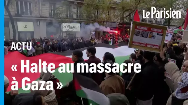 A Paris, 16 200 manifestants pour réclamer un cessez-le-feu à Gaza