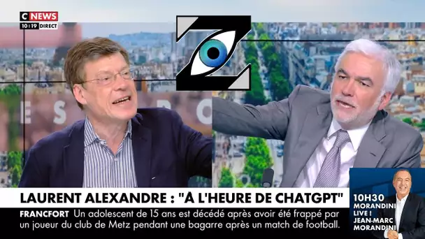 [Zap Télé] Pascal Praud clashe Laurent Alexandre à propos d'un poème rédigé par chat GPT (02/06/23)