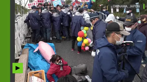 Japon : protestations contre la construction d’une base américaine à Okinawa
