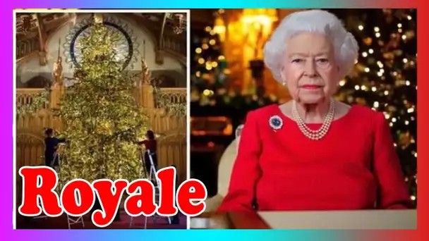Déchirement de la reine: Monarch refuse de retirer les décorations de Noël jusqu'en février
