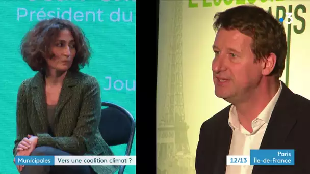 Isabelle Saporta et Yannick Jadot préparent la coalition climat chez C.Villani et D.Belliard