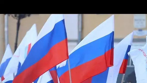 Moscou : manifestation de soutien aux référendums d'adhésion à la Russie dans le Donbass