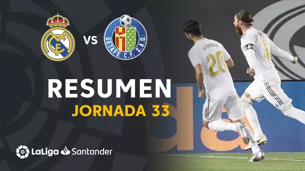 Resumen de Real Madrid vs Getafe CF (1-0)