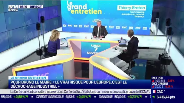 Pour Bruno Le Maire, "le vrai risque pour l'Europe, c'est le décrochage industriel"
