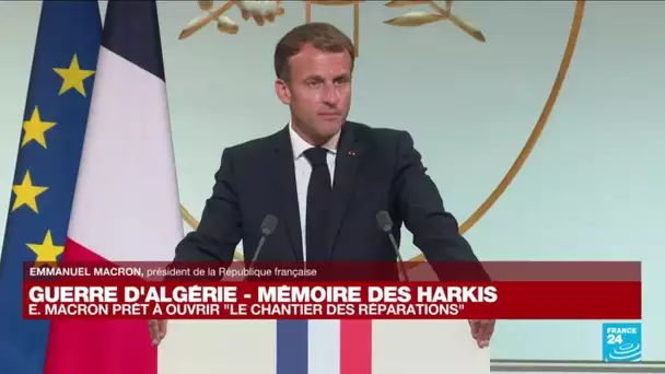 Macron "demande pardon" aux Harkis au nom de la France • FRANCE 24