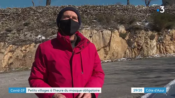 Le port du masque dans les petits villages du Var