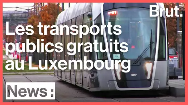 Le Luxembourg, premier pays à rendre les transports en commun gratuits