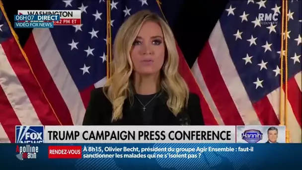 La chaîne Fox News interrompt la conférence de presse de la porte-parole de Donald Trump