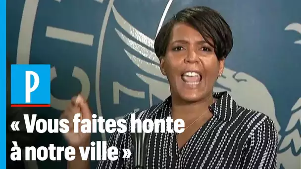 «Vous déshonorez la vie de George Floyd», s’insurge la maire d'Atlanta