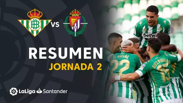 Resumen de Real Betis vs Real Valladolid (2-0)