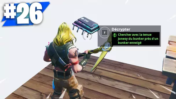 PUCE DE DECRYPTAGE 26 : CHERCHER AVEC LA TENUE JONESY DU BUNKER PRES D&#039;UN BUNKER ENNEIGE !