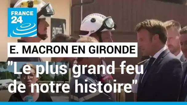 Incendies en Gironde : "Nous avons vécu le plus grand feu de notre histoire" • FRANCE 24