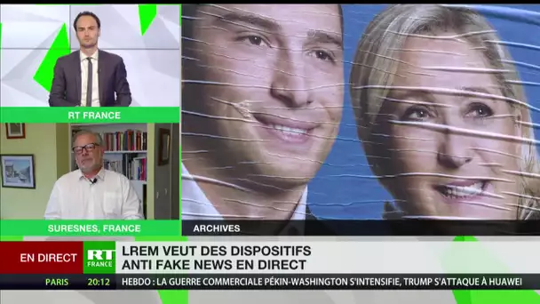L&#039;avis de Philippe Béchade sur les dispositifs anti-fake news en direct souhaités par LREM