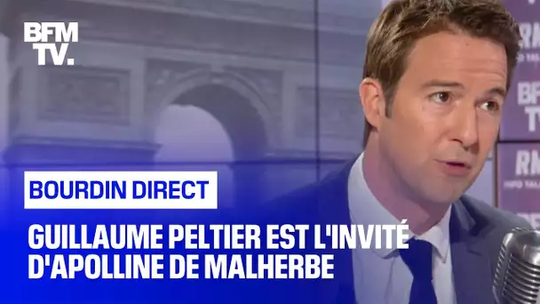 Guillaume Peltier face à Apolline de Malherbe en direct