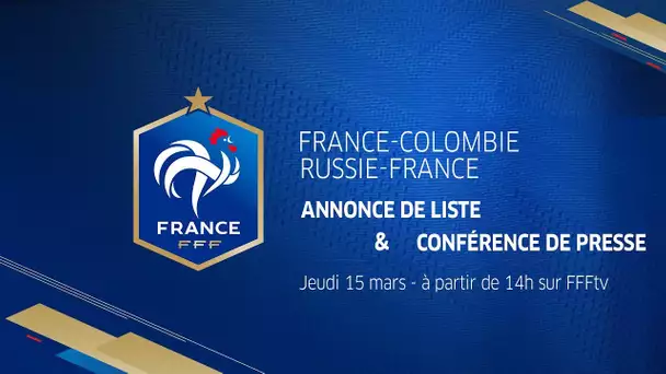 Equipe de France : Annonce de liste et conférence de Didier Deschamp en direct (14h)