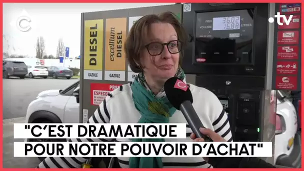 Carburant : les prix poursuivent leur hausse - Le 5/5 - C à Vous - 01/02/2023