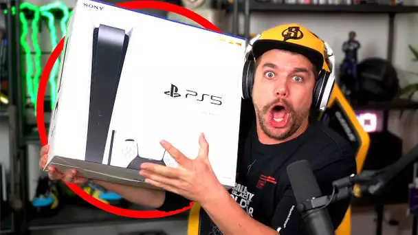 UNBOXING DE LA PS5 !! (Teste de la Manette dans le menu et jeu Astro)