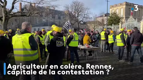 Agriculteur en colère. Rennes, capitale de la contestation ?