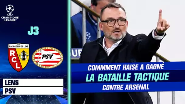 Lens - PSV : Haise raconte comment il a gagné la bataille tactique contre Arsenal