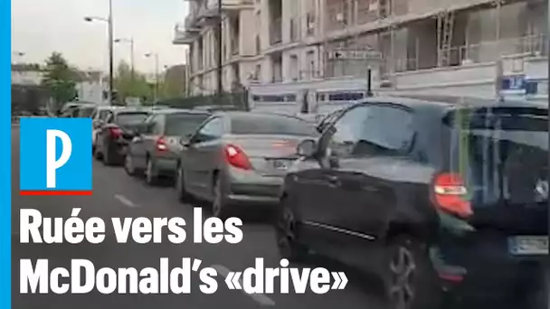 McDonald's : des files de voitures interminables pour la réouverture des «drive»